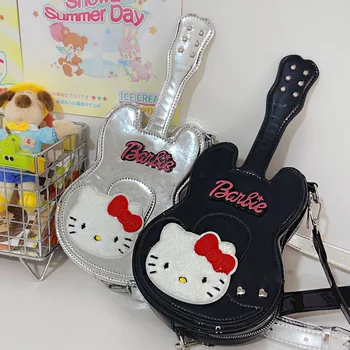 Kawaii Аниме Sanrio Hello Kitty, Милая сумка-Мессенджер, Мультяшная Женская Модная Сумка Ins, сумка для отпуска, Корейская Роскошная сумка